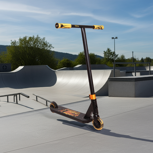 NKD Next Generation Stunt Scooter Gold Schwarz 79,5 cm