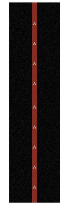 Above A-row Griptape Red