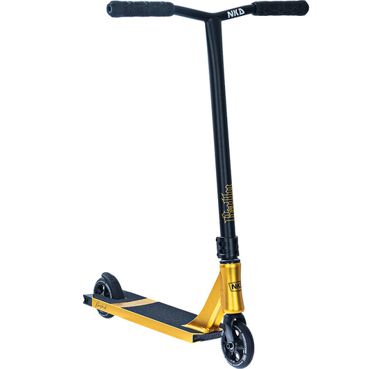 NKD Rally Stunt Scooter v4 Schwarz Gold 83cm