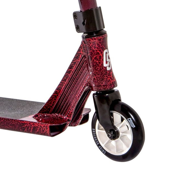 Crisp Inception Scooter Red Cracking