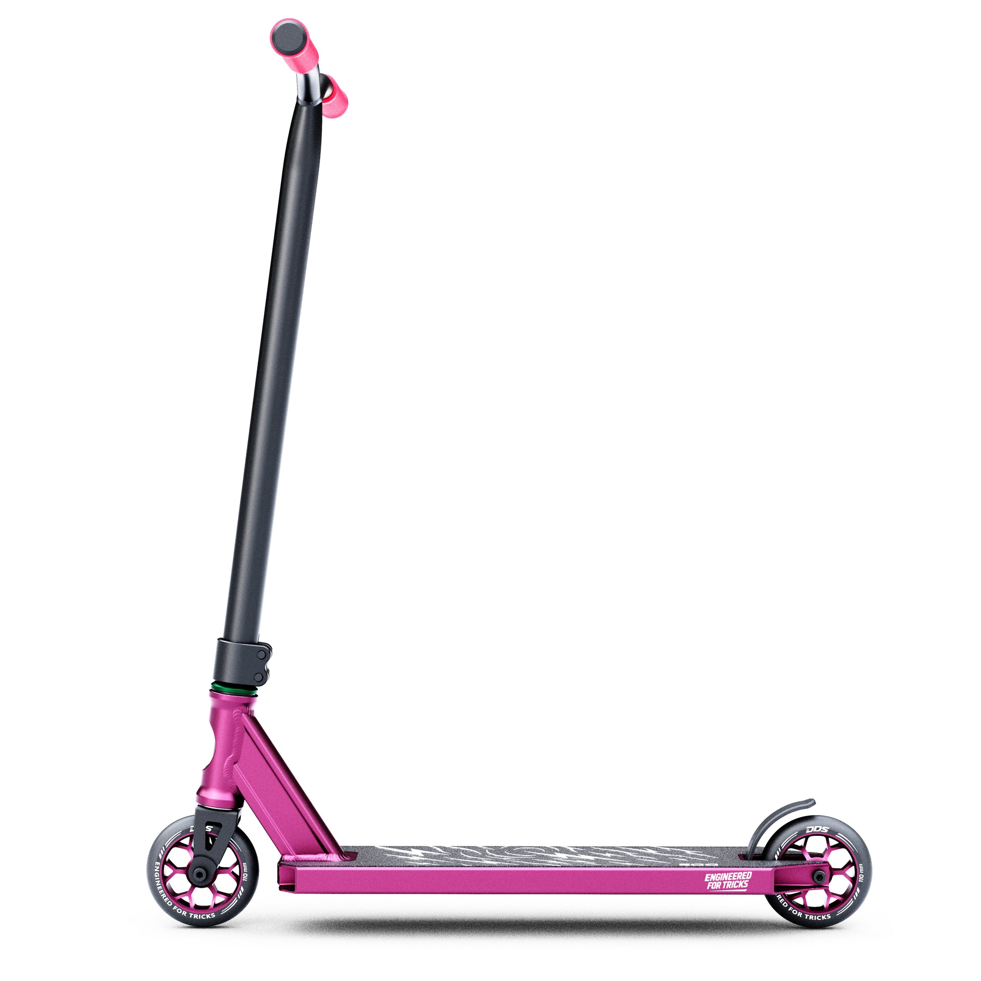 DDS Stuntstep Paars Zwart 82cm NL Merk