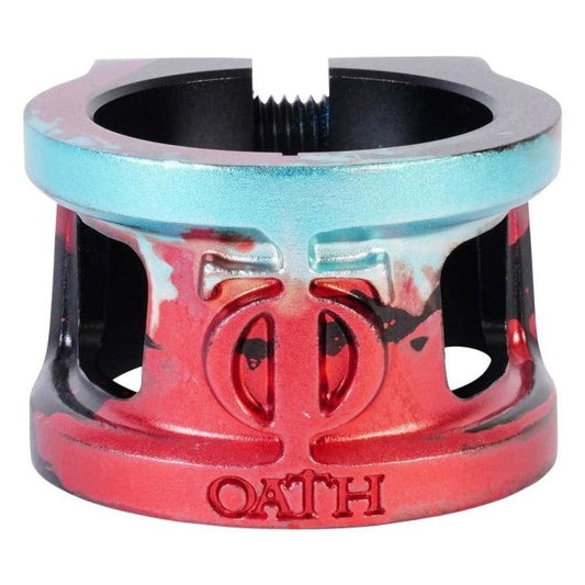 Oath Cage V2 Clamp Black Teal Red