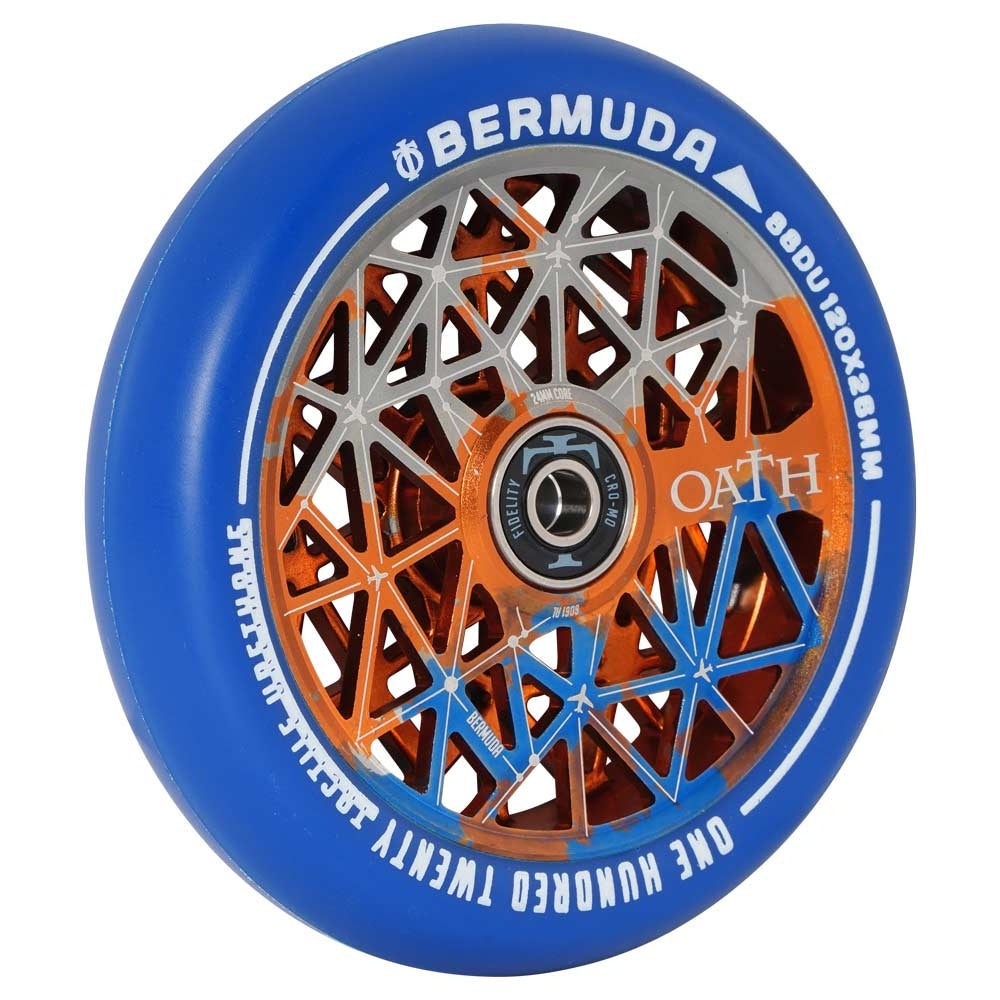 Oath Bermuda 120 Wheel Orange Blue Titanium