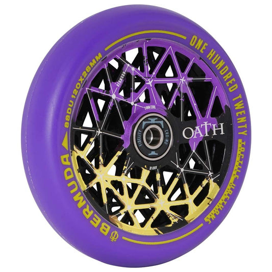 Oath Bermuda 120 Wheel Black Purple Yellow