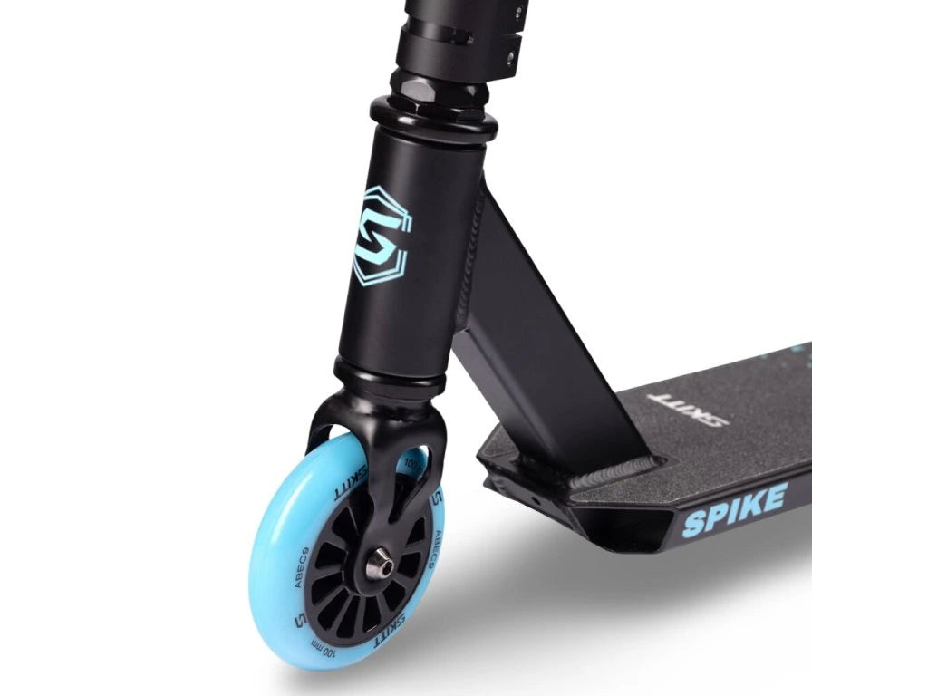 Skitt Stuntstep Spike Zwart - Blauw 79cm