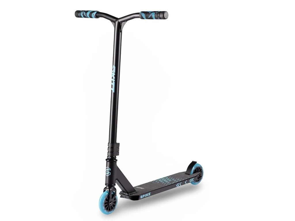Skitt Stuntstep Spike Zwart - Blauw 79cm