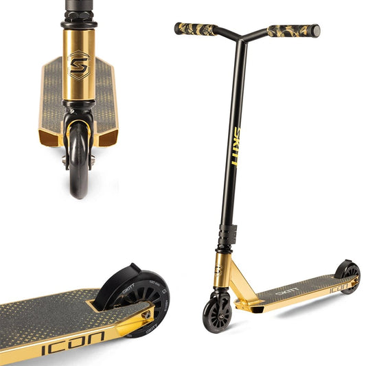 SKITT Stuntstep Icon 82cm Goud Zwart