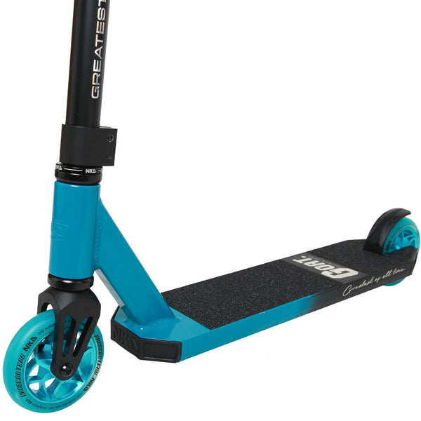 NKD Goat Stunt Scooter 83cm / 85cm Schwarz Blau Licht 