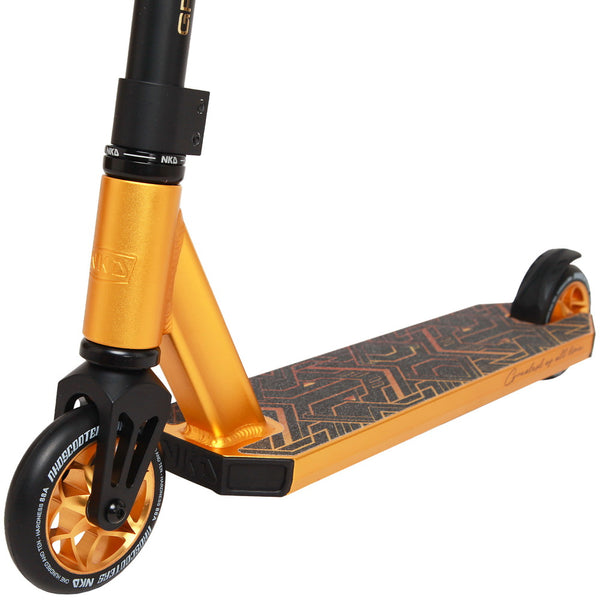 NKD Goat Stunt Scooter 83cm / 85cm Gold Schwarz 