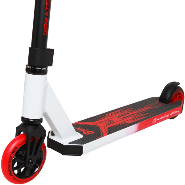 NKD Goat Stunt Scooter 83cm / 85cm Rot Schwarz Weiß 