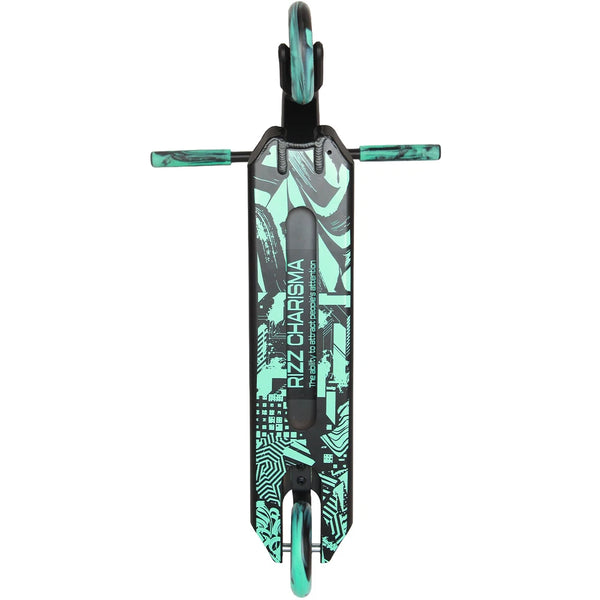 NKD Rizz Stuntstep Zwart Teal 88cm