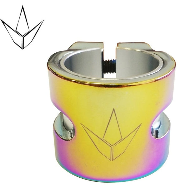 Blunt Twin Slit Clamp Oil Slick