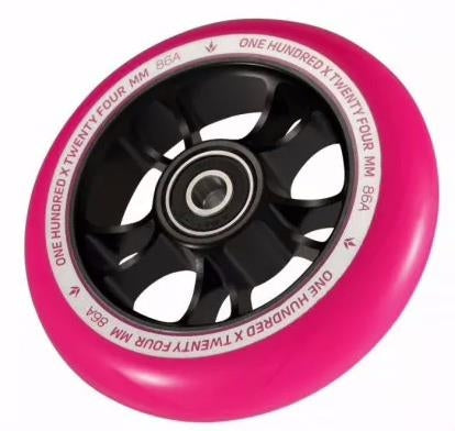 Blunt 10 Spokes 100 Wheel Pink Black