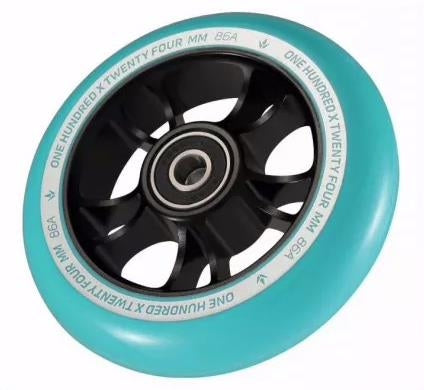 Blunt 10 Spokes 100 Wheel Teal Black