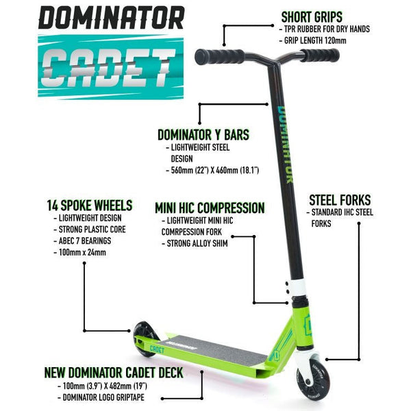 Dominator Cadet Scooter Orange Black