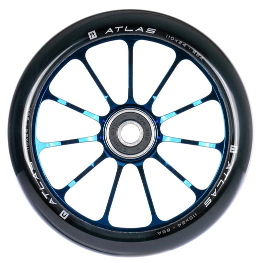 Ethic Atlas 110 Wheel Chrome Blue