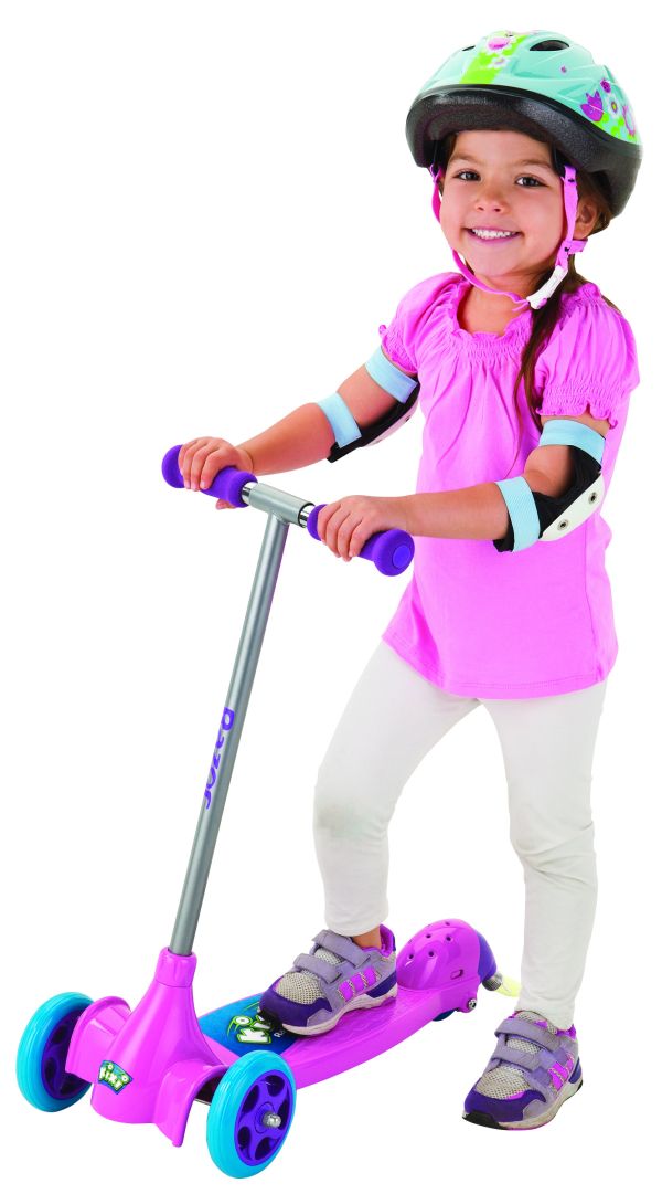Koloběžka Trojkolka Razor Kixi Scribble Pink Purple