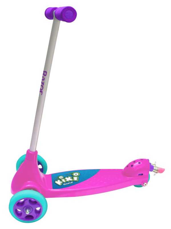 Koloběžka Trojkolka Razor Kixi Scribble Pink Purple