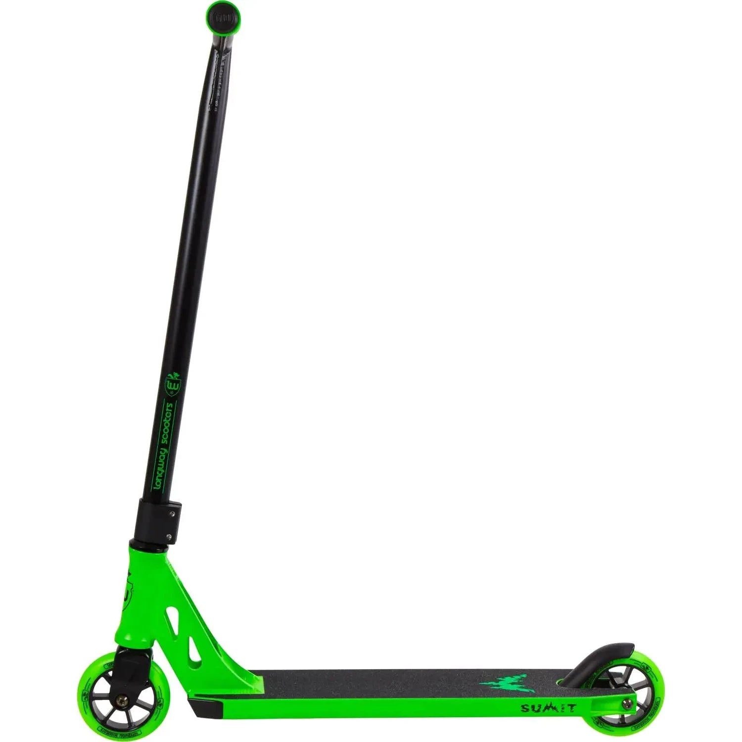 Longway Summit Stunt Scooter Grün Schwarz 85cm 