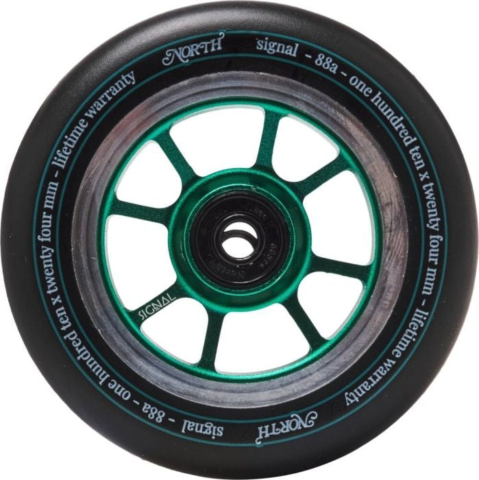 North Signal 110 Wheel Emerald