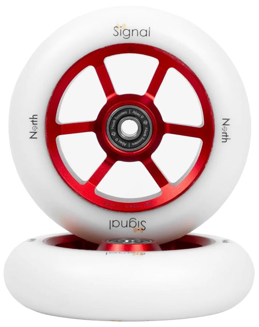 North Signal V3 115 Wheel Red White