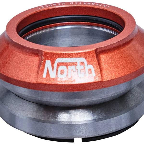 North Integrated Headset Trans Orange