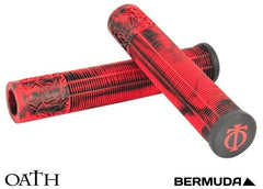 Oath Bermuda-Griffe Rot Schwarz