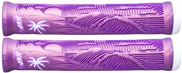 ODI Hucker Signature Grips Iridescent Purple White