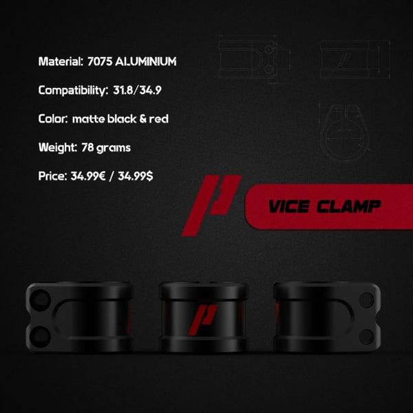 Prime Vice Clamp Black