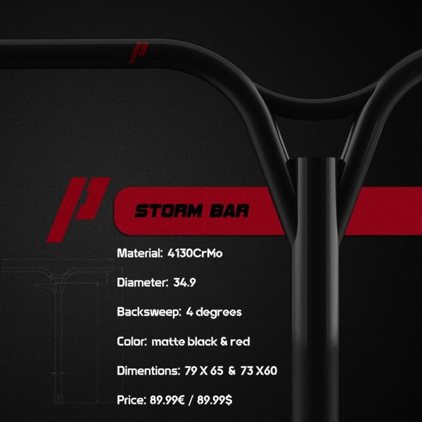 Prime Storm 73 x 62 Bars Black