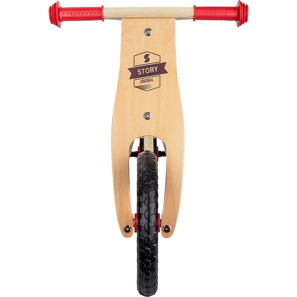 Loopfiets Hout Rood