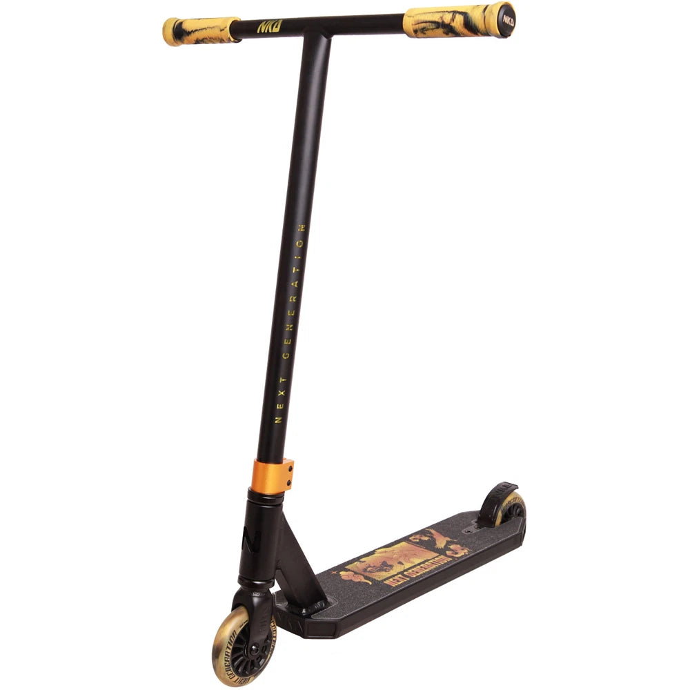 NKD Next Generation Stunt Scooter Gold Schwarz 79,5 cm