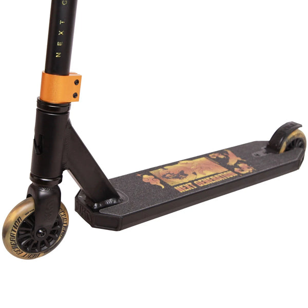 NKD Next Generation Stunt Scooter Gold Schwarz 79,5 cm