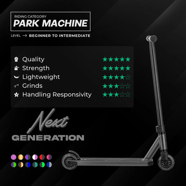 NKD Next Generation Stunt Scooter Gold Schwarz 79,5 cm