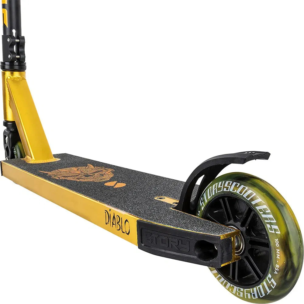 Story / NKD Diablo Stunt Scooter Gold Schwarz 78,5 cm