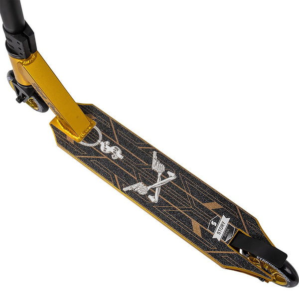 Story High Roller Stunt Scooter Schwarz Gold 84cm 
