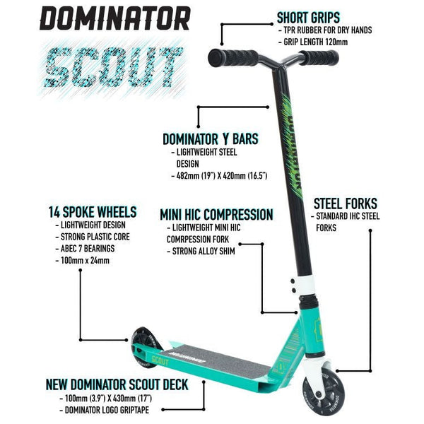 Dominator Scout Scooter Blue Grey